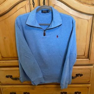 Men’s Polo Ralph Lauren half zip sweatshirt. Med